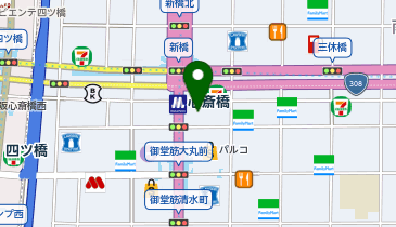 結婚相談所サンマリエ 大阪心斎橋サロンの地図画像