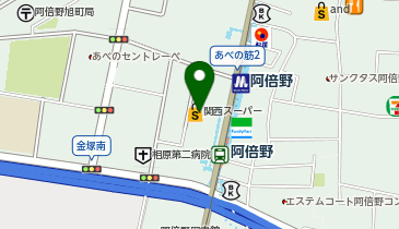 Be..English(ビー イングリッシュ) 天王寺校の地図画像