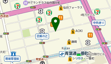BRING(ブリング) 仙台店の地図画像