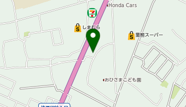 こころリラクゼーションともしびの地図画像