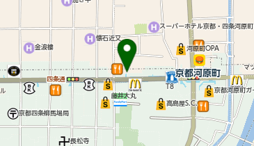 BRAND REVALUE(ブランドリバリュー) 京都新京極店の地図画像