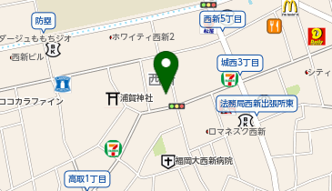 黄土よもぎ蒸しサロン薫々の地図画像