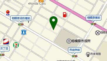 かやま動物病院の地図画像