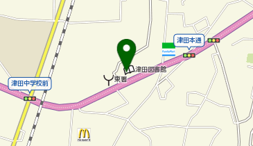 NPO法人日本文化普及協会 津田教室の地図画像