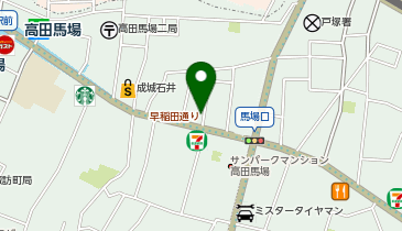 高田馬場動物病院の地図画像