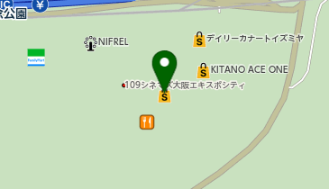 LIB 大阪エキスポシティ店の地図画像