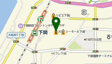 ミシン工房 下関大丸の地図画像