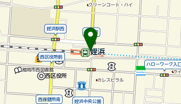 ミシン工房 えきマチ1丁目姪浜店の地図画像