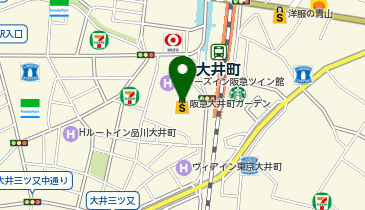 ミシン工房 阪急大井町ガーデン店の地図画像
