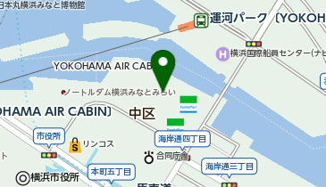 横浜セグウェイツアーの地図画像