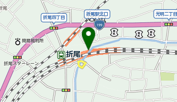 フラワーデザイナーフレッシュフラワー えきマチ1丁目折尾駅店の地図画像