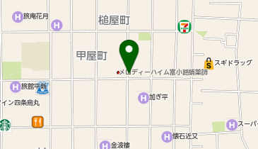 WSP 京都 四条店の地図画像