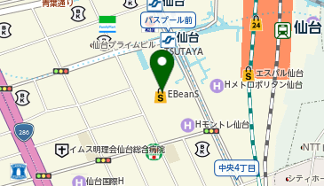 スマホ処分ZAURUS(ザウルス) 仙台駅前イービーンズ店の地図画像
