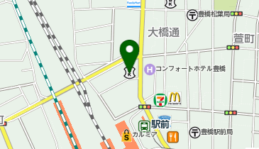 WDB テクラボ豊橋の地図画像