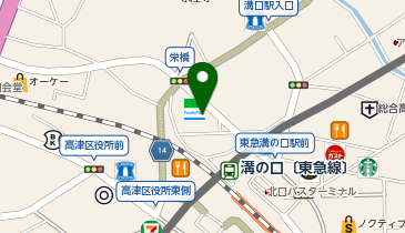 レンタルジムK 溝の口の地図画像