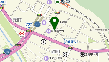 WDB 徳島ブランチの地図画像