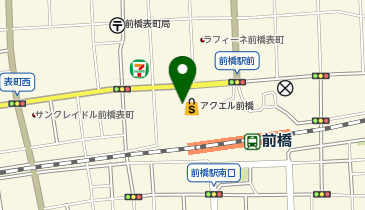 ヒストリア前橋の地図画像