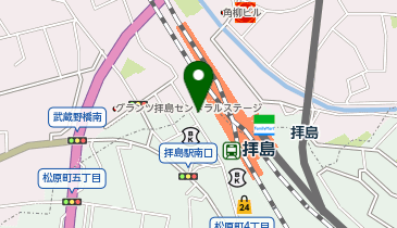 拝島メディカル接骨院の地図画像