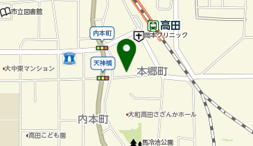 大和高田きたば鍼灸院の地図画像