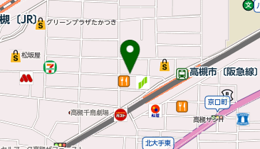 スマホスピタル 高槻店の地図画像