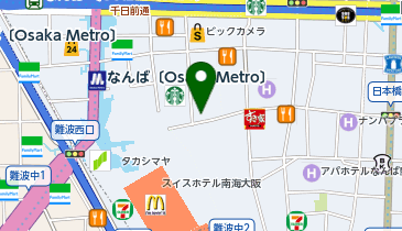 お酒高価買取ストックラボ 大阪なんば店の地図画像