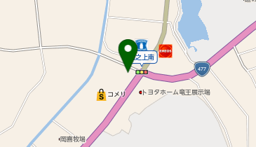 コインランドリーSunSun(サンサン) 竜王山之上店の地図画像