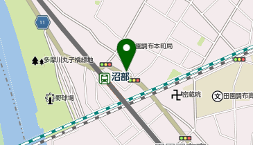 エトレンヌバレエスペース田園調布の地図画像