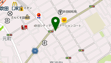 こもれび鍼灸整骨院の地図画像