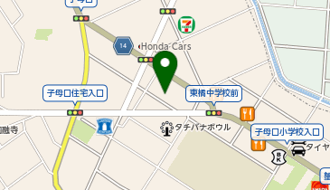 田園動物病院の地図画像