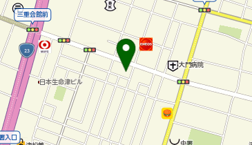 アンジュブライダル 津店の地図画像