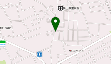 アックスビーツ音楽教室 狭山市ボーカルテック・ピアノテックの地図画像