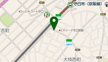 プライベートジムHPER 守口店の地図画像