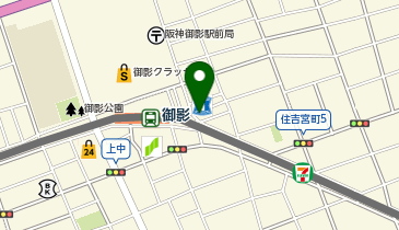 ひざかた姿勢堂の地図画像