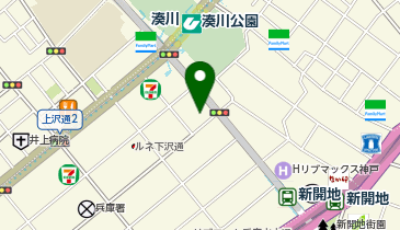 みなもとランドリー 新開地店の地図画像