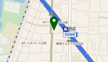 みなもとランドリー 田辺店の地図画像