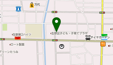 せんたく館 北巽店の地図画像