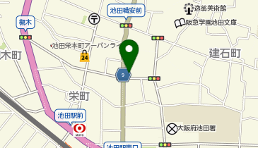 ファーストピラティス 池田店の地図画像