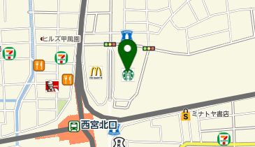 スマホスピタル 西宮北口店の地図画像