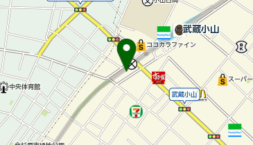 The Golf House武蔵小山の地図画像