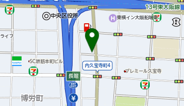 コインランドリー 松屋町店の地図画像