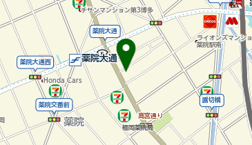 5toolgym(ファイブツールジム) 薬院店の地図画像