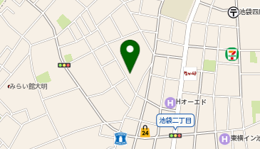 クロスフィット池袋の地図画像