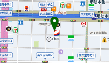 Luggage storage service Y's Locker(ラゲッジ ストレージ サービス ワイズ ロッカー)の地図画像