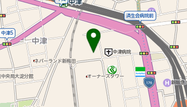 リボーンクリニック 大阪院の地図画像