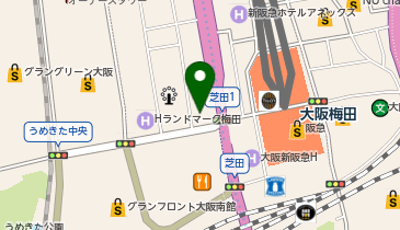 カメラのナニワ 梅田2号店の地図画像