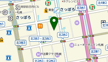 岩崎電子補聴器センター 札幌駅前店の地図画像