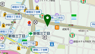 ペット火葬 ペットの小さな家 新宿本社の地図画像
