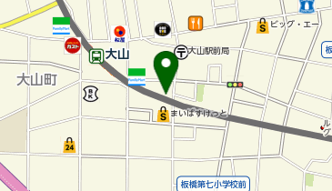 自由なお葬式 大山駅前ホールの地図画像