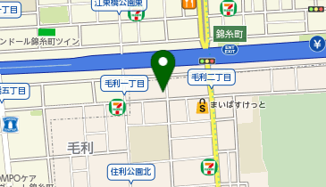ベストリハ訪問看護ステーション錦糸町の地図画像