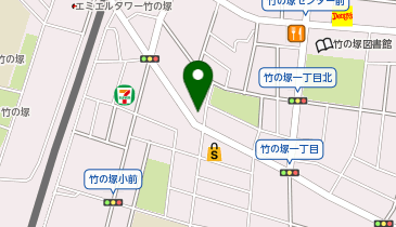 ハッピートライアングル竹ノ塚の地図画像